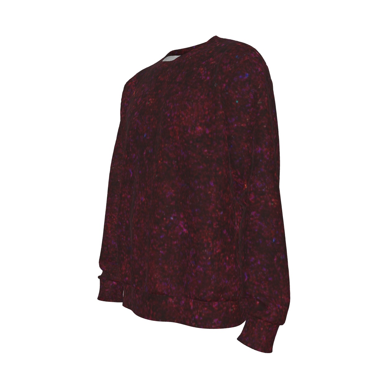 Gem Style Sweater: Shimmering Opal And Rich Garnet Pattern